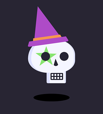 View Skull animation